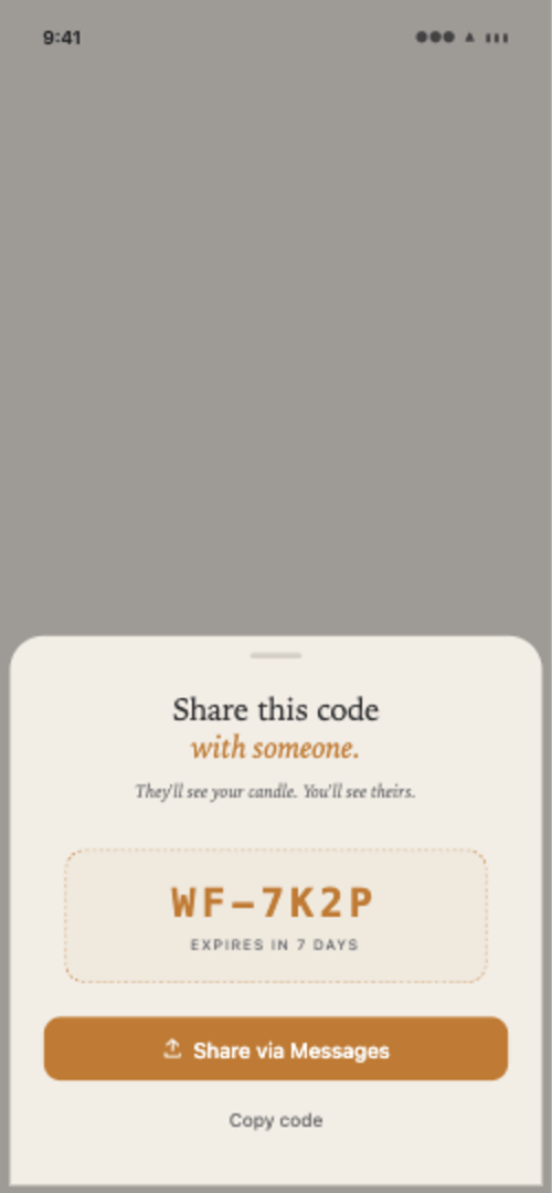 Invite Screen